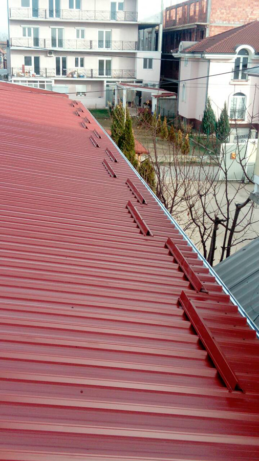 Montaža limenih krovova